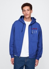 Gap Heavyweight 1969 Logo Full-Zip Hoodie