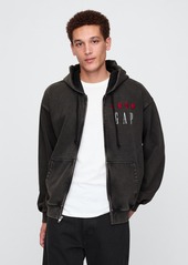 Gap Heavyweight 1969 Logo Full-Zip Hoodie