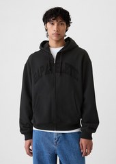 Gap Heavyweight Athletic Logo Full-Zip Hoodie