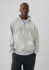 Gap Heavyweight Athletic Logo Full-Zip Hoodie