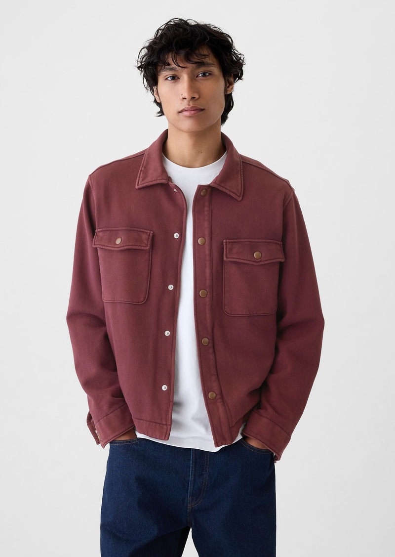 Gap Heavyweight Fleece Shirt Jacket