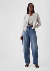 Gap High Rise Barrel Jeans