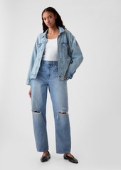 Gap High Rise Barrel Jeans