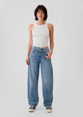 Gap High Rise Barrel Jeans