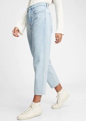 Gap High Rise Barrel Jeans with Washwell
