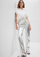 Gap High Rise Vegan Leather Cheeky Straight Pants