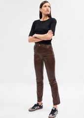Gap High Rise Vegan Leather Vintage Slim Pants