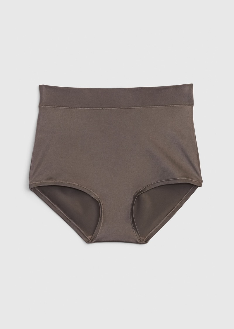 Gap High Rise Satin Bikini Briefs