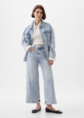 Gap High Rise Stride Wide-Leg Ankle Jeans