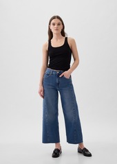 Gap High Rise Stride Wide-Leg Ankle Jeans