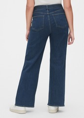 Gap High Rise Tie-Belt Denim Trousers with Secret Smoothing Pockets