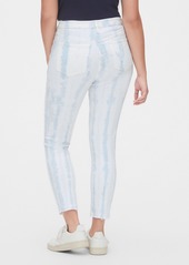 Gap High Rise Tie-Dye True Skinny Jeans with Secret Smoothing Pockets