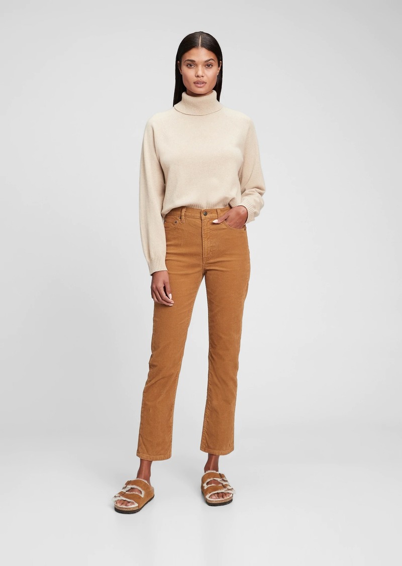 Gap High Rise Vintage Slim Cords With Washwell