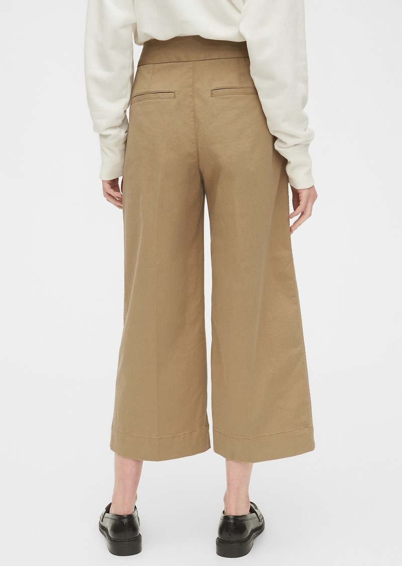 Gap High Rise Wide-Leg Khaki Pants With Washwell™ | Bottoms