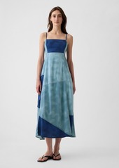 Gap Indigo Patchwork Maxi Dress