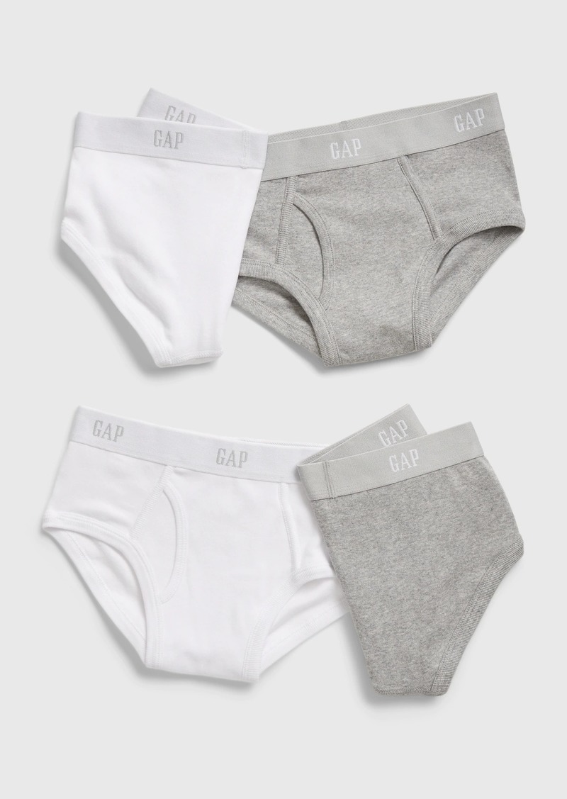 Gap Kids Organic Cotton Solid Briefs (4-Pack)