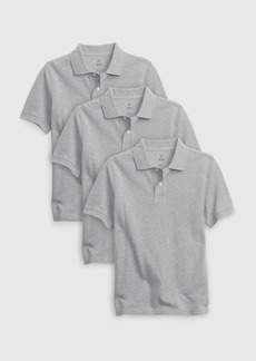 Gap Kids Organic Cotton Uniform Polo Shirt Shirt (3-Pack)