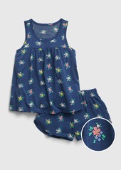 Gap Kids 100% Recycled Floral PJ Shorts Set