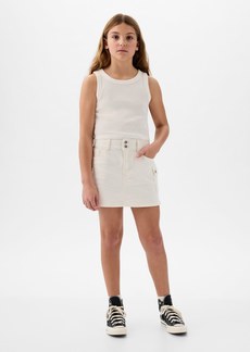 Gap Kids Cargo Denim Skirt