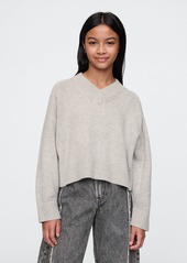 Gap Kids CashSoft Oversized V-Neck Sweater