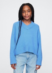 Gap Kids CashSoft Oversized V-Neck Sweater