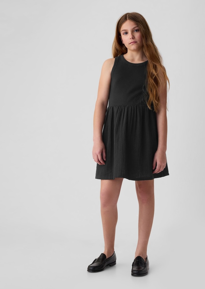 Gap Kids Crinkle Gauze Tank Dress