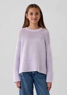 Gap Kids Crochet Boxy Sweater