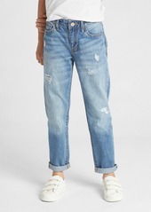 Gap Kids Destructed Girlfriend Jeans with Washwell &#153