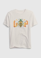 Gap × Raku Inoue Kids 100% Organic Cotton Logo T-Shirt