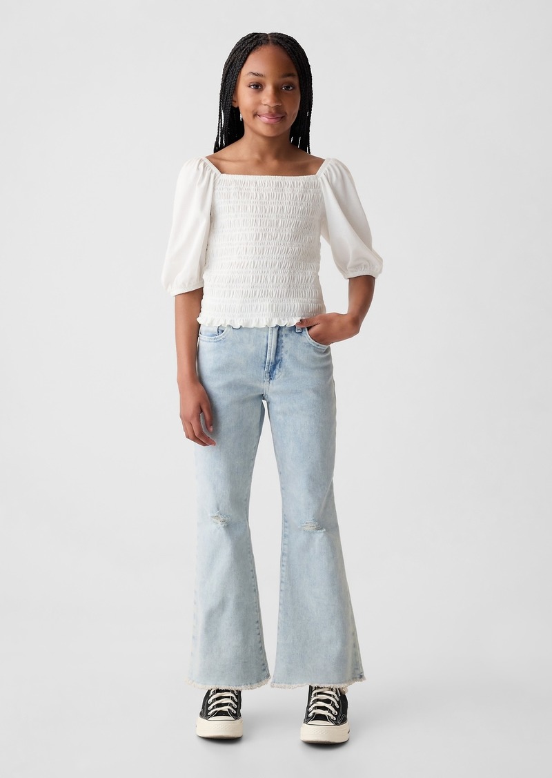 Gap Kids High Rise '70s Flare Ankle Jeans