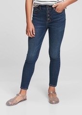 Gap Kids High-Rise Distressed Ankle Jeggings with Washwell&#153