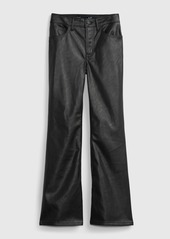 Gap Kids High Rise Faux-Leather Flare Pants