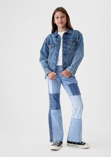 Gap Kids High Rise Patchwork '70s Flare Jeans