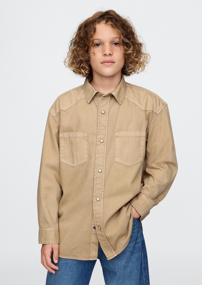 Gap Kids Khaki Western Shirt