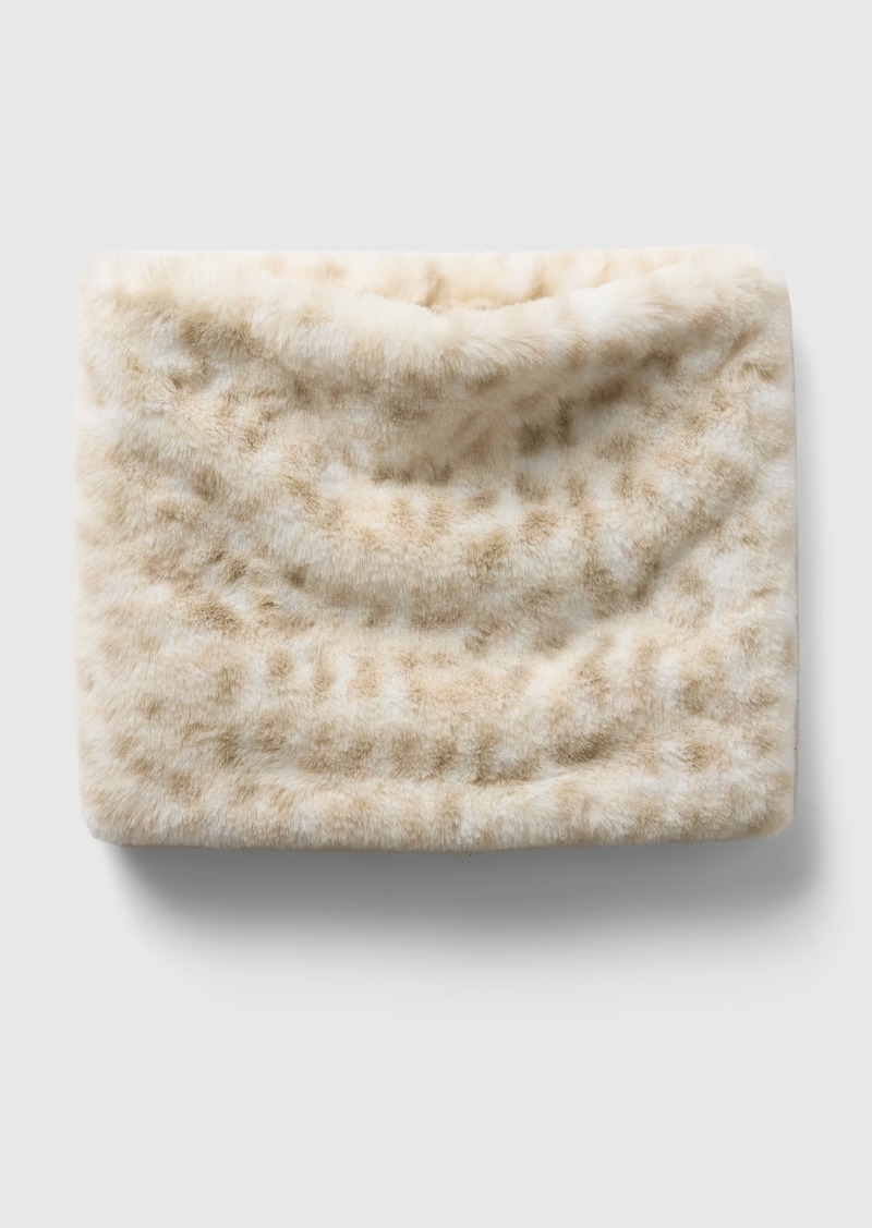 Gap Kids Leopard Faux Fur Neck Warmer