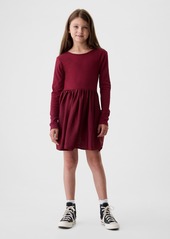 Gap Kids Mixed Media Satin Dress