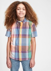 Gap Kids Plaid Poplin Shirt