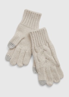 Gap Kids Recycled Cable-Knit Gloves