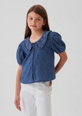 Gap Kids Ruffle Collar Shirt