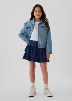 Gap Kids Ruffle Denim Skirt