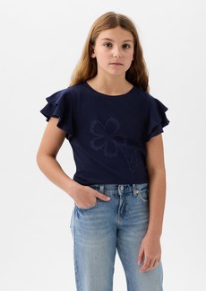 Gap Kids Ruffle Graphic T-Shirt
