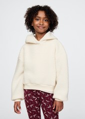 Gap Kids Sherpa Cropped Hoodie