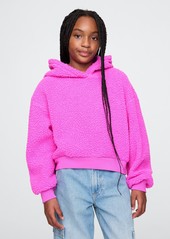 Gap Kids Sherpa Cropped Hoodie