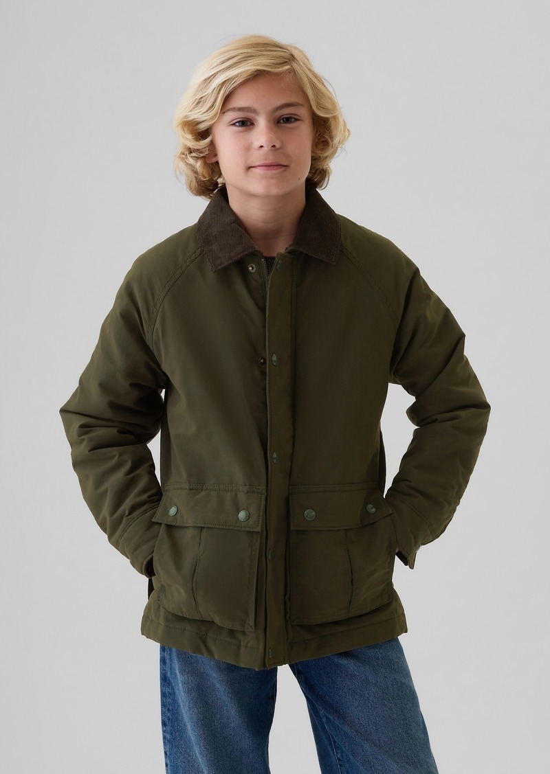 Gap Kids Waxed Canvas Field Jacket