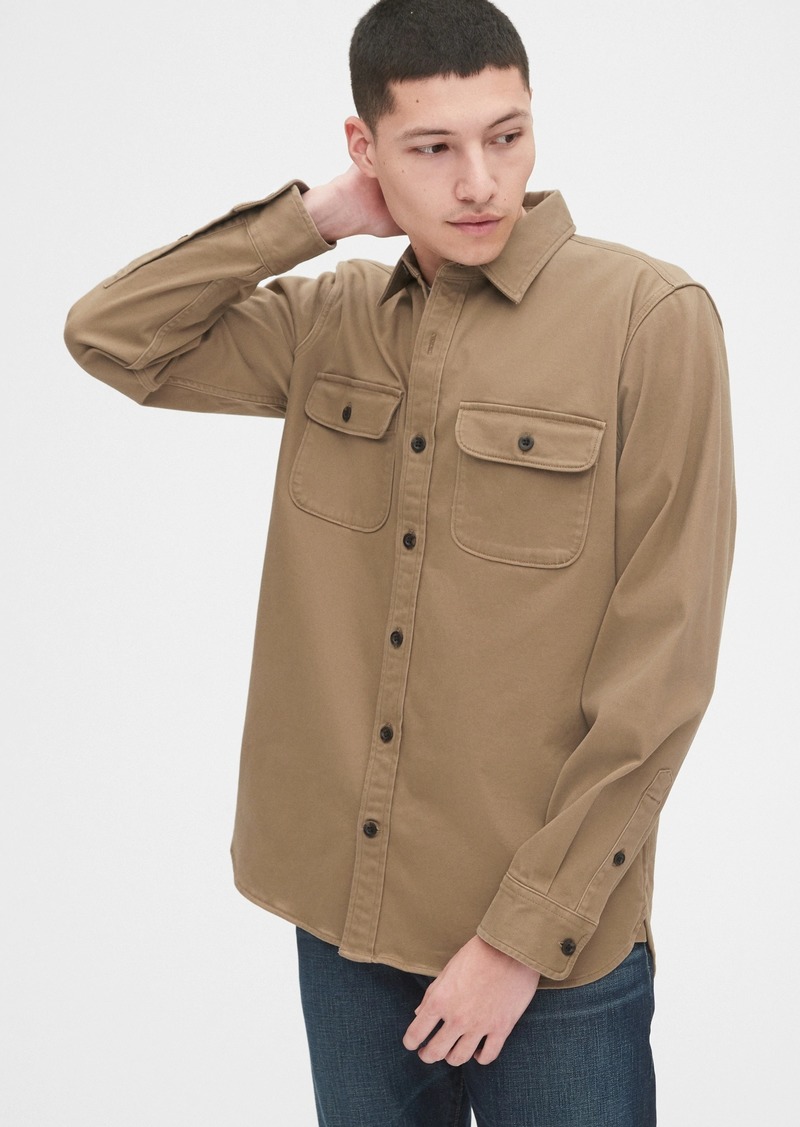 gap shirt jacket