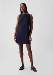 Gap Linen-Blend Shift Mini Dress