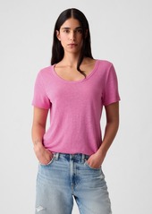 Gap Linen-Blend T-Shirt