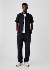 Gap Linen-Cotton Pleated Trousers