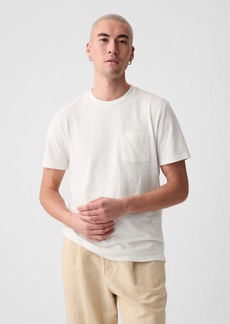 Gap Linen-Cotton Pocket T-Shirt