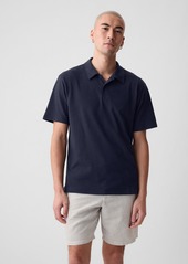 Gap Linen-Cotton Polo Shirt Shirt